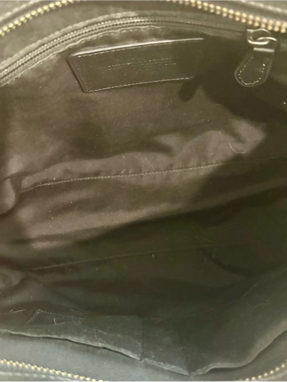 Coach Metropolitan Gray Black Camo Leather Tote Laptop Business Bag